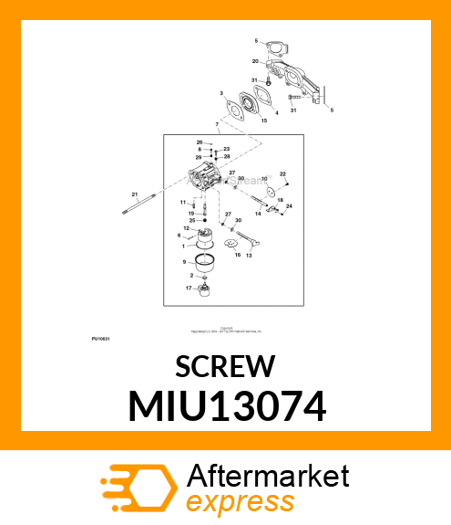 SCREW MIU13074