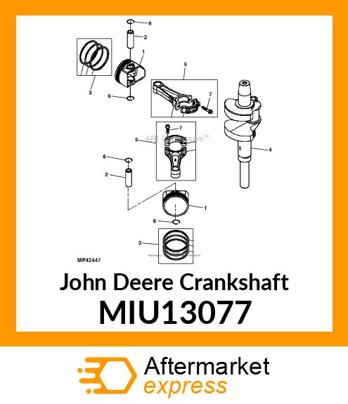 CRANKSHAFT MIU13077