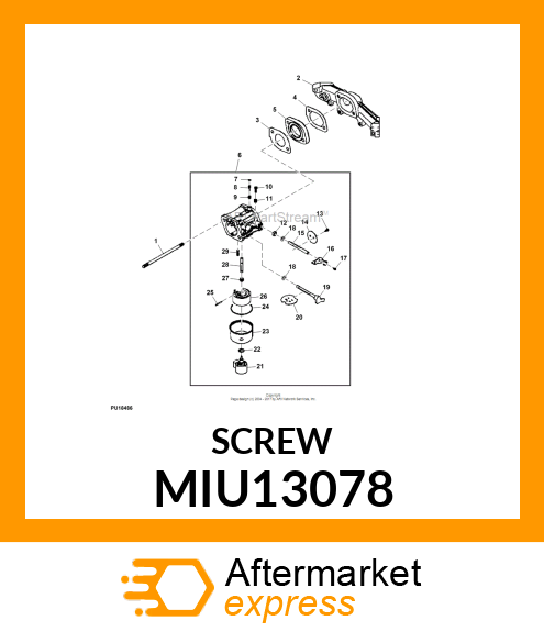 SCREW MIU13078
