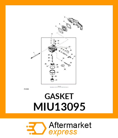 GASKET,INSULATOR MIU13095