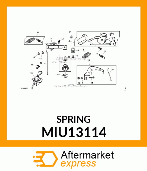 SPRING, SPRING MIU13114