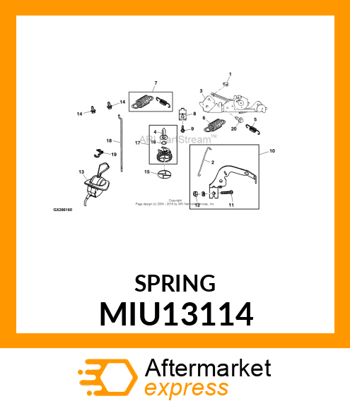 SPRING, SPRING MIU13114