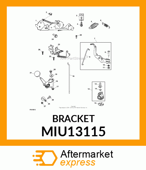 BRACKET MIU13115