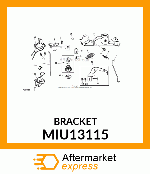 BRACKET MIU13115