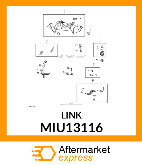 LINK, RETAINER MIU13116