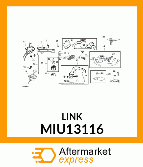 LINK, RETAINER MIU13116