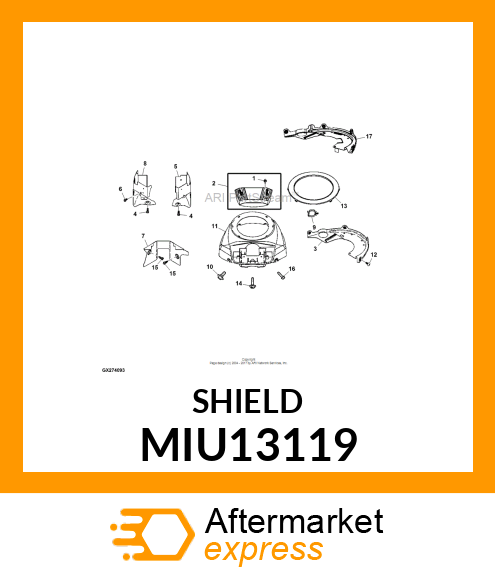 SHIELD MIU13119