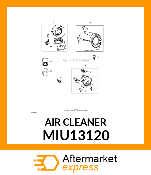 AIR CLEANER MIU13120