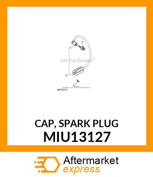 CAP, SPARK PLUG MIU13127
