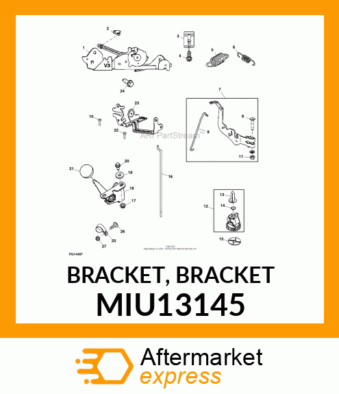 BRACKET, BRACKET MIU13145