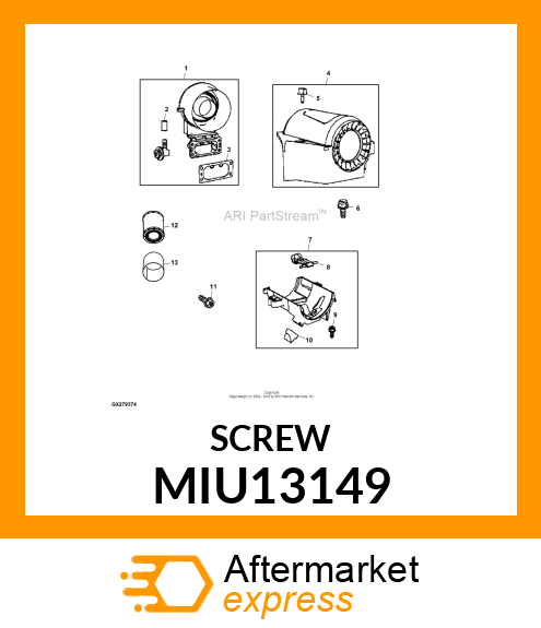 SCREW MIU13149