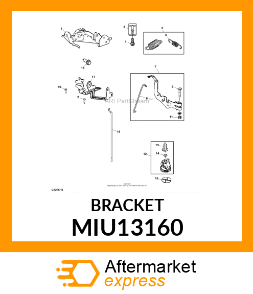 BRACKET MIU13160