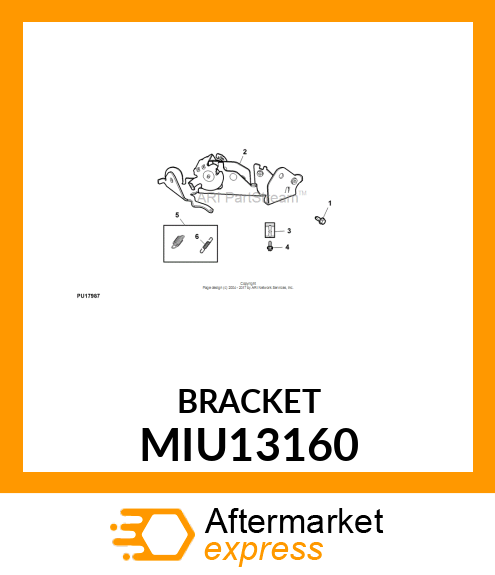 BRACKET MIU13160