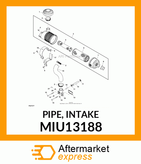 PIPE, INTAKE MIU13188