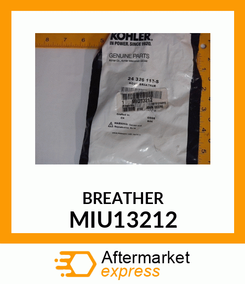 HOSE, BREATHER MIU13212