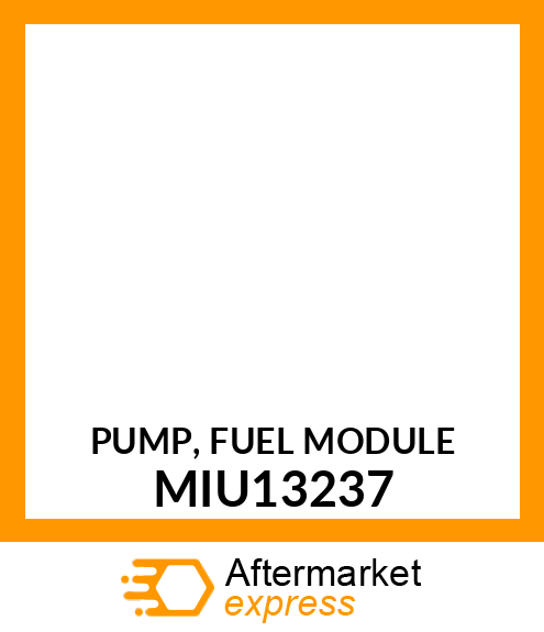 FUEL PUMP MIU13237
