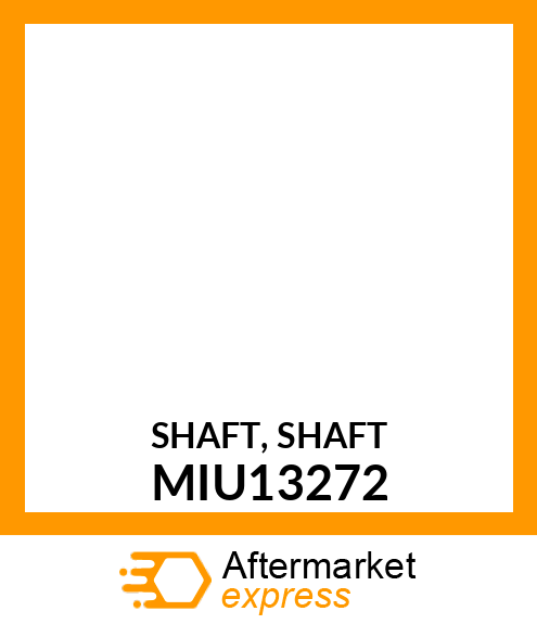 SHAFT, SHAFT MIU13272