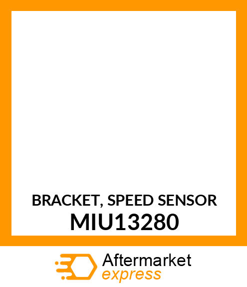 BRACKET, SPEED SENSOR MIU13280
