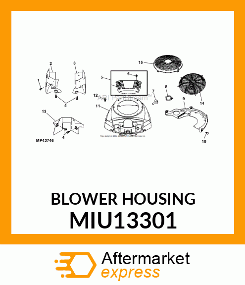BLOWER HOUSING MIU13301