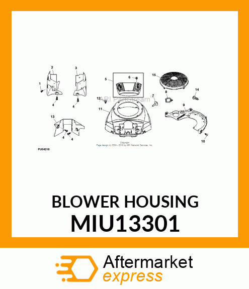 BLOWER HOUSING MIU13301