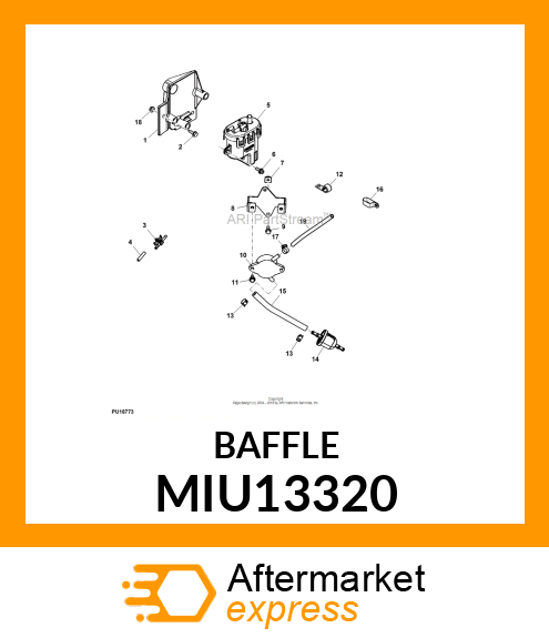 BAFFLE MIU13320