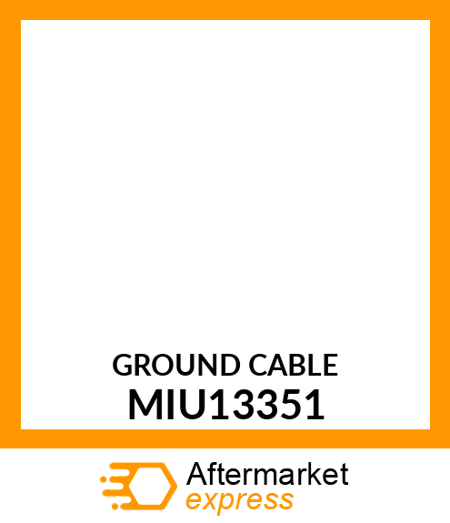 GROUND CABLE MIU13351