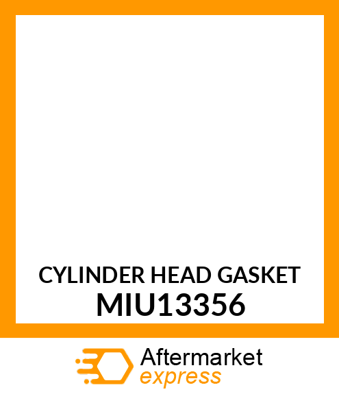 CYLINDER HEAD GASKET MIU13356