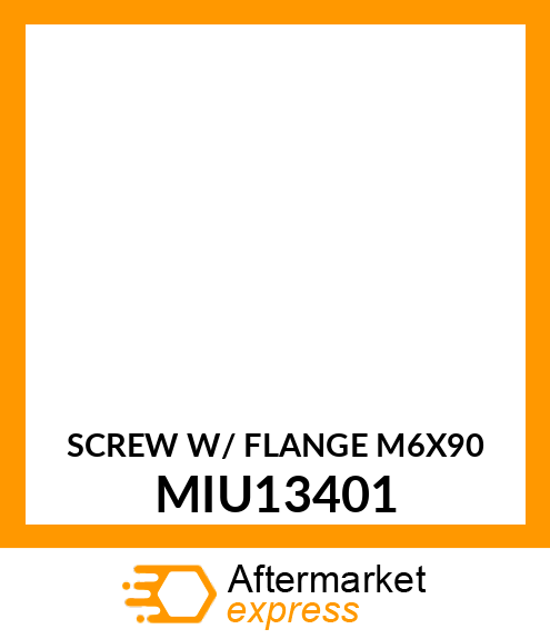 SCREW W/ FLANGE M6X90 MIU13401