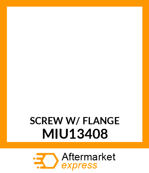 SCREW W/ FLANGE MIU13408