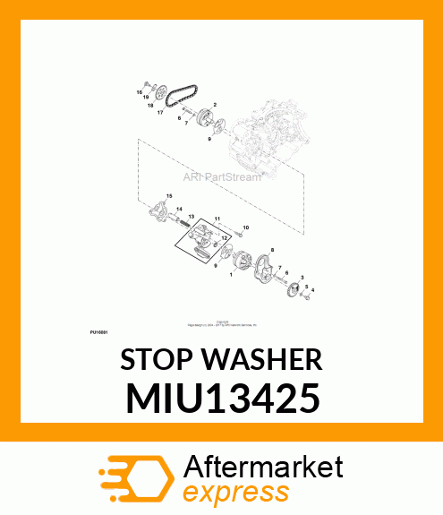 STOP WASHER MIU13425