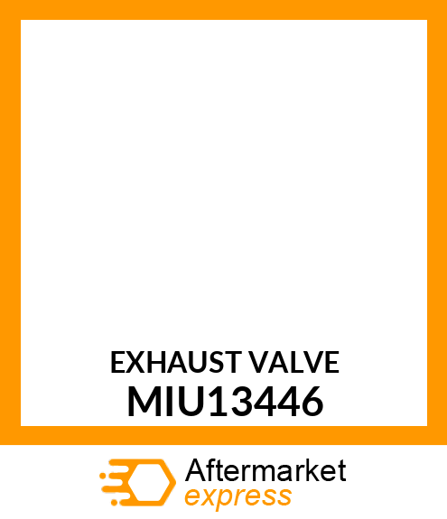 EXHAUST VALVE MIU13446
