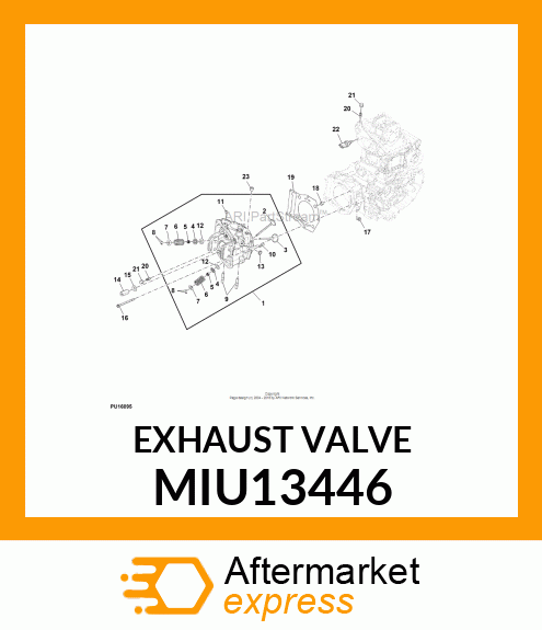 EXHAUST VALVE MIU13446