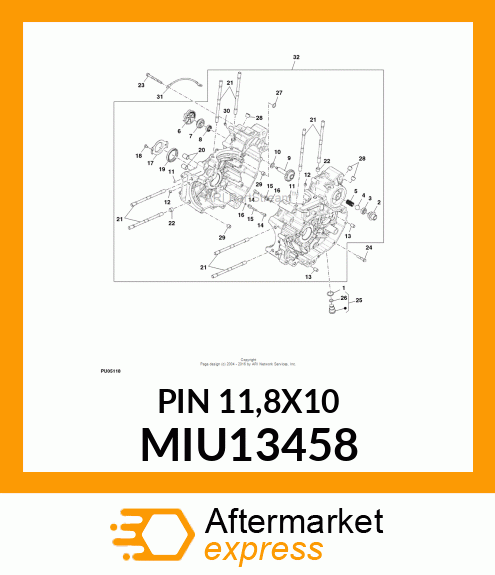 PIN 11,8X10 MIU13458