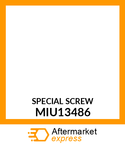 SPECIAL SCREW MIU13486