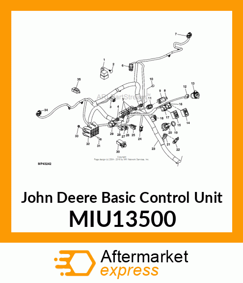 ELECTRONIC CONTROL UNIT, OPT 5 MPH MIU13500
