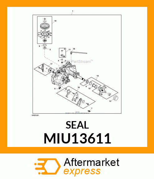 SEAL, LIP 18 X 32 X 7 MIU13611