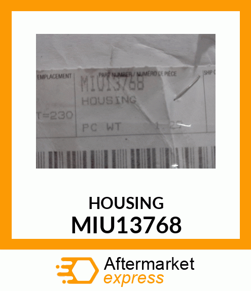 HOUSING, BLOWER MIU13768