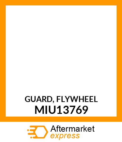 GUARD, FLYWHEEL MIU13769