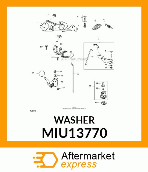 WASHER (GOVERNOR GEAR) MIU13770