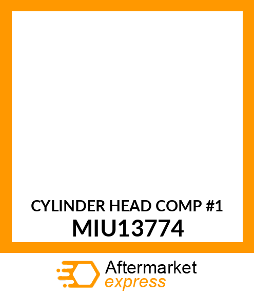 CYLINDER HEAD, CYLINDER HEAD COMP # MIU13774