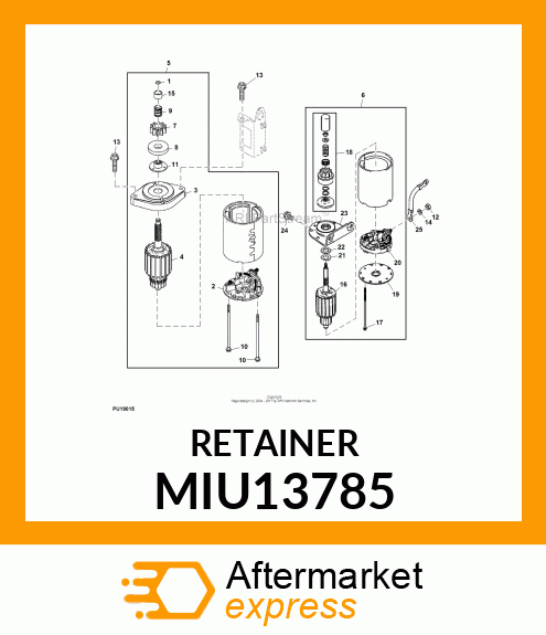 RETAINER MIU13785