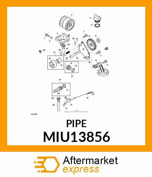 PIPE, OIL GAUGE MIU13856