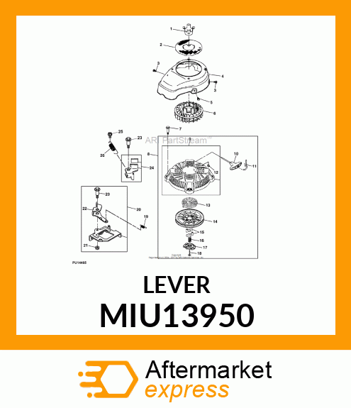 LEVER MIU13950