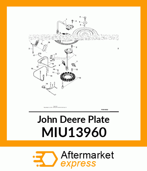 PLATE, REGULATOR MIU13960