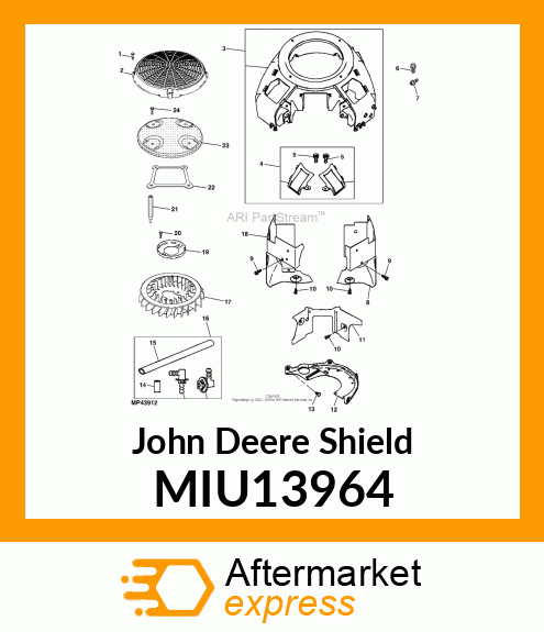 COVER, CYLINDER (CYLINDER #2) MIU13964