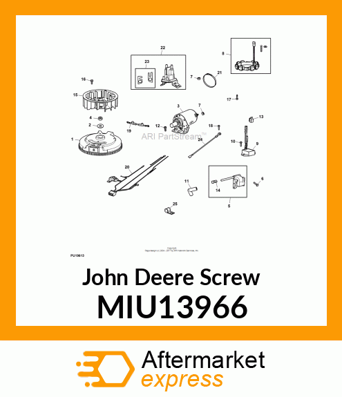 SCREW (DRIVE CAP) MIU13966