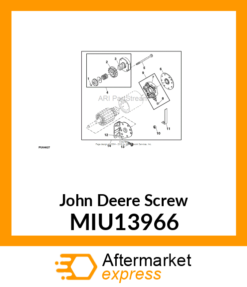 SCREW (DRIVE CAP) MIU13966