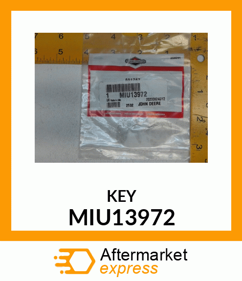 KEY, FLYWHEEL KEY MIU13972