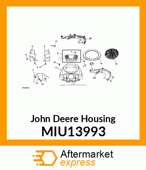 BLOWER HOUSING MIU13993