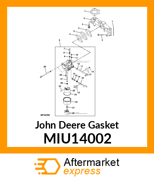 GASKET, MANIFOLD MIU14002